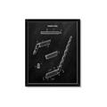 Picture of Hockey Stick I Blueprint _GroupedProduct_Rectangle_Portrait_Mini_ _GroupedProduct_Rectangle_Portrait_Framed_Matted_