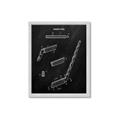 Picture of Hockey Stick I Blueprint _GroupedProduct_Rectangle_Portrait_Mini_ _GroupedProduct_Rectangle_Portrait_Framed_Matted_