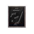 Picture of Hockey Stick I Blueprint _GroupedProduct_Rectangle_Portrait_Mini_ _GroupedProduct_Rectangle_Portrait_Framed_Matted_