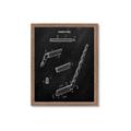 Picture of Hockey Stick I Blueprint _GroupedProduct_Rectangle_Portrait_Mini_ _GroupedProduct_Rectangle_Portrait_Framed_Matted_