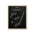 Picture of Hockey Stick I Blueprint _GroupedProduct_Rectangle_Portrait_Mini_ _GroupedProduct_Rectangle_Portrait_Framed_Matted_