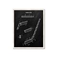 Picture of Hockey Stick I Blueprint _GroupedProduct_Rectangle_Portrait_Mini_ _GroupedProduct_Rectangle_Portrait_Framed_Matted_