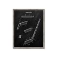 Picture of Hockey Stick I Blueprint _GroupedProduct_Rectangle_Portrait_Mini_ _GroupedProduct_Rectangle_Portrait_Framed_Matted_
