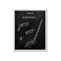 Picture of Hockey Stick I Blueprint _GroupedProduct_Rectangle_Portrait_Mini_ _GroupedProduct_Rectangle_Portrait_Framed_Matted_