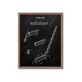 Picture of Hockey Stick I Blueprint _GroupedProduct_Rectangle_Portrait_Mini_ _GroupedProduct_Rectangle_Portrait_Framed_Matted_