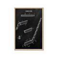 Picture of Hockey Stick I Blueprint _GroupedProduct_Rectangle_Portrait_Mini_ _GroupedProduct_Rectangle_Portrait_Framed_Matted_