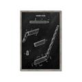 Picture of Hockey Stick I Blueprint _GroupedProduct_Rectangle_Portrait_Mini_ _GroupedProduct_Rectangle_Portrait_Framed_Matted_