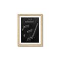 Picture of Hockey Stick I Blueprint _GroupedProduct_Rectangle_Portrait_Mini_ _GroupedProduct_Rectangle_Portrait_Framed_Matted_
