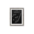 Picture of Hockey Stick I Blueprint _GroupedProduct_Rectangle_Portrait_Mini_ _GroupedProduct_Rectangle_Portrait_Framed_Matted_