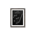Picture of Hockey Stick I Blueprint _GroupedProduct_Rectangle_Portrait_Mini_ _GroupedProduct_Rectangle_Portrait_Framed_Matted_