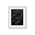 Picture of Hockey Stick I Blueprint _GroupedProduct_Rectangle_Portrait_Mini_ _GroupedProduct_Rectangle_Portrait_Framed_Matted_