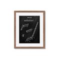 Picture of Hockey Stick I Blueprint _GroupedProduct_Rectangle_Portrait_Mini_ _GroupedProduct_Rectangle_Portrait_Framed_Matted_