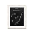 Picture of Hockey Stick I Blueprint _GroupedProduct_Rectangle_Portrait_Mini_ _GroupedProduct_Rectangle_Portrait_Framed_Matted_