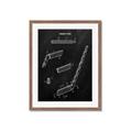Picture of Hockey Stick I Blueprint _GroupedProduct_Rectangle_Portrait_Mini_ _GroupedProduct_Rectangle_Portrait_Framed_Matted_