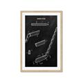 Picture of Hockey Stick I Blueprint _GroupedProduct_Rectangle_Portrait_Mini_ _GroupedProduct_Rectangle_Portrait_Framed_Matted_