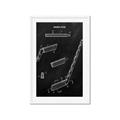 Picture of Hockey Stick I Blueprint _GroupedProduct_Rectangle_Portrait_Mini_ _GroupedProduct_Rectangle_Portrait_Framed_Matted_