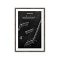 Picture of Hockey Stick I Blueprint _GroupedProduct_Rectangle_Portrait_Mini_ _GroupedProduct_Rectangle_Portrait_Framed_Matted_