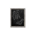 Picture of Hockey Pads Blueprint _GroupedProduct_Rectangle_Portrait_Mini_ _GroupedProduct_Rectangle_Portrait_Framed_Matted_