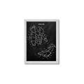 Picture of Hockey Pads Blueprint _GroupedProduct_Rectangle_Portrait_Mini_ _GroupedProduct_Rectangle_Portrait_Framed_Matted_