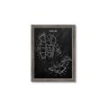 Picture of Hockey Pads Blueprint _GroupedProduct_Rectangle_Portrait_Mini_ _GroupedProduct_Rectangle_Portrait_Framed_Matted_