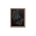 Picture of Hockey Pads Blueprint _GroupedProduct_Rectangle_Portrait_Mini_ _GroupedProduct_Rectangle_Portrait_Framed_Matted_