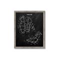 Picture of Hockey Pads Blueprint _GroupedProduct_Rectangle_Portrait_Mini_ _GroupedProduct_Rectangle_Portrait_Framed_Matted_