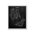 Picture of Hockey Pads Blueprint _GroupedProduct_Rectangle_Portrait_Mini_ _GroupedProduct_Rectangle_Portrait_Framed_Matted_