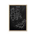 Picture of Hockey Pads Blueprint _GroupedProduct_Rectangle_Portrait_Mini_ _GroupedProduct_Rectangle_Portrait_Framed_Matted_