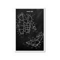 Picture of Hockey Pads Blueprint _GroupedProduct_Rectangle_Portrait_Mini_ _GroupedProduct_Rectangle_Portrait_Framed_Matted_