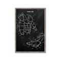Picture of Hockey Pads Blueprint _GroupedProduct_Rectangle_Portrait_Mini_ _GroupedProduct_Rectangle_Portrait_Framed_Matted_