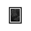 Picture of Hockey Pads Blueprint _GroupedProduct_Rectangle_Portrait_Mini_ _GroupedProduct_Rectangle_Portrait_Framed_Matted_