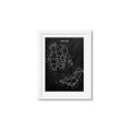 Picture of Hockey Pads Blueprint _GroupedProduct_Rectangle_Portrait_Mini_ _GroupedProduct_Rectangle_Portrait_Framed_Matted_