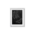 Picture of Hockey Pads Blueprint _GroupedProduct_Rectangle_Portrait_Mini_ _GroupedProduct_Rectangle_Portrait_Framed_Matted_
