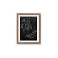 Picture of Hockey Pads Blueprint _GroupedProduct_Rectangle_Portrait_Mini_ _GroupedProduct_Rectangle_Portrait_Framed_Matted_