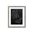 Picture of Hockey Pads Blueprint _GroupedProduct_Rectangle_Portrait_Mini_ _GroupedProduct_Rectangle_Portrait_Framed_Matted_