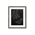 Picture of Hockey Pads Blueprint _GroupedProduct_Rectangle_Portrait_Mini_ _GroupedProduct_Rectangle_Portrait_Framed_Matted_