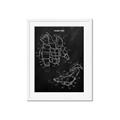 Picture of Hockey Pads Blueprint _GroupedProduct_Rectangle_Portrait_Mini_ _GroupedProduct_Rectangle_Portrait_Framed_Matted_