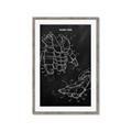 Picture of Hockey Pads Blueprint _GroupedProduct_Rectangle_Portrait_Mini_ _GroupedProduct_Rectangle_Portrait_Framed_Matted_