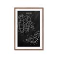 Picture of Hockey Pads Blueprint _GroupedProduct_Rectangle_Portrait_Mini_ _GroupedProduct_Rectangle_Portrait_Framed_Matted_