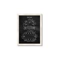 Picture of Hockey Helmet I Blueprint _GroupedProduct_Rectangle_Portrait_Mini_ _GroupedProduct_Rectangle_Portrait_Framed_Matted_