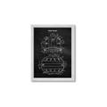 Picture of Hockey Helmet I Blueprint _GroupedProduct_Rectangle_Portrait_Mini_ _GroupedProduct_Rectangle_Portrait_Framed_Matted_