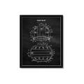 Picture of Hockey Helmet I Blueprint _GroupedProduct_Rectangle_Portrait_Mini_ _GroupedProduct_Rectangle_Portrait_Framed_Matted_