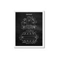 Picture of Hockey Helmet I Blueprint _GroupedProduct_Rectangle_Portrait_Mini_ _GroupedProduct_Rectangle_Portrait_Framed_Matted_
