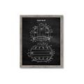 Picture of Hockey Helmet I Blueprint _GroupedProduct_Rectangle_Portrait_Mini_ _GroupedProduct_Rectangle_Portrait_Framed_Matted_