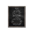 Picture of Hockey Helmet I Blueprint _GroupedProduct_Rectangle_Portrait_Mini_ _GroupedProduct_Rectangle_Portrait_Framed_Matted_