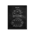 Picture of Hockey Helmet I Blueprint _GroupedProduct_Rectangle_Portrait_Mini_ _GroupedProduct_Rectangle_Portrait_Framed_Matted_