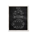 Picture of Hockey Helmet I Blueprint _GroupedProduct_Rectangle_Portrait_Mini_ _GroupedProduct_Rectangle_Portrait_Framed_Matted_
