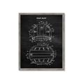 Picture of Hockey Helmet I Blueprint _GroupedProduct_Rectangle_Portrait_Mini_ _GroupedProduct_Rectangle_Portrait_Framed_Matted_
