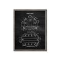 Picture of Hockey Helmet I Blueprint _GroupedProduct_Rectangle_Portrait_Mini_ _GroupedProduct_Rectangle_Portrait_Framed_Matted_