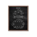 Picture of Hockey Helmet I Blueprint _GroupedProduct_Rectangle_Portrait_Mini_ _GroupedProduct_Rectangle_Portrait_Framed_Matted_
